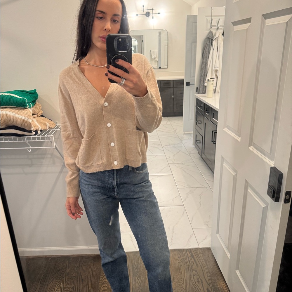 J. Crew Cashmere Tan Sweater